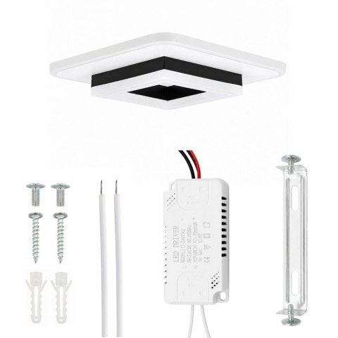 ZD213 Lampa sufitowa plafon led czarny