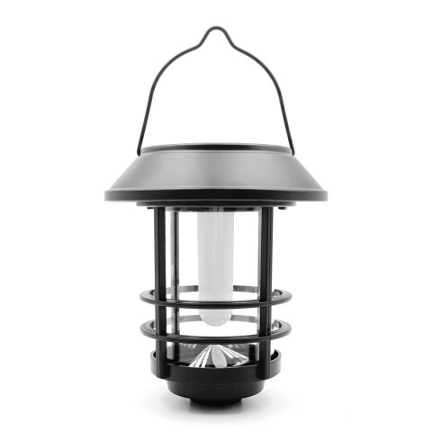 Lampa solarna latarnia czarna forever light