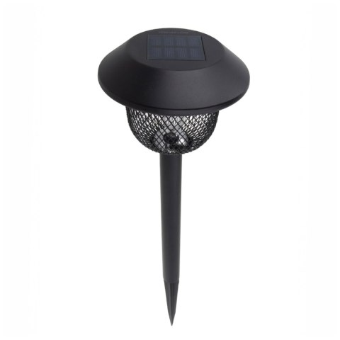 Lampa solarna słupek stalowy 2 czarny forever light