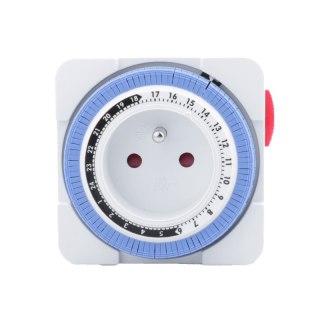 Programator czasowy, mechaniczny, 24h; ip20