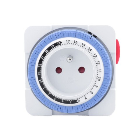 Programator czasowy, mechaniczny, 24h; ip20