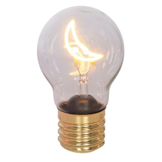Dekoracja świetlna ; żarówka led na baterie - księżyc; lumen 2700-3000k