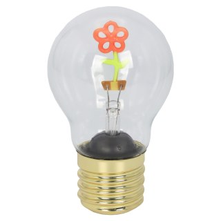 Dekoracja świetlna ; żarówka led na baterie - kwiat; lumen 2700-3000k