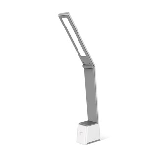 Lampa biurkowa led 5w składana pure flb-110 anders biało-szara 1200 mah forever light