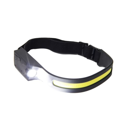 Latarka czołowa z sensorem; cob + 1 ; ładowanie usb-c