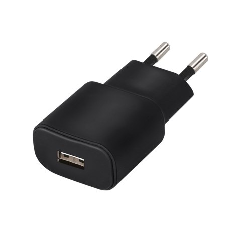 Forever ładowarka sieciowa tc-01 1x usb 2a czarna + kabel microusb