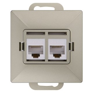 Gniazdo telefoniczne p/t 2x8pin zacisk krone lsa+ (moduł)