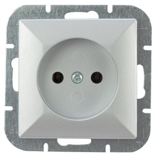 Gniazdo wtyczkowe pojedyncze p/t 2p, 16a, 250v (moduł)