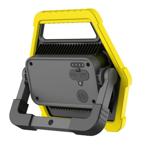 Naświetlacz akumulatorowy kel, 10w, 1100 lm, 4400 mah, 3-6h, usb-c