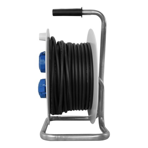 Przedłużącz bębnowy przemysłowy hand pro ip55; 20m; h07rn-f; 3×1,5mm; schuko