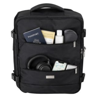 CR 6880 black Plecak biznesowo-sportowy on-board free size 40x20x30 cm, 24l, 3 komory, 11 kieszeni, laptop 17