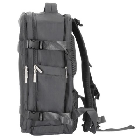 CR 6880 dark grey Plecak biznesowo-sportowy on-board free size 40x20x30 cm, 24l, 3 komory, 11 kieszeni, laptop 17
