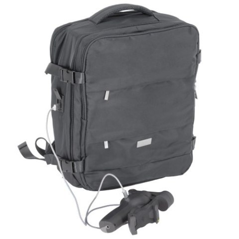 CR 6880 dark grey Plecak biznesowo-sportowy on-board free size 40x20x30 cm, 24l, 3 komory, 11 kieszeni, laptop 17