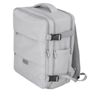 CR 6880 medium grey Plecak biznesowo-sportowy on-board free size 40x20x30 cm, 24l, 3 komory, 11 kieszeni, laptop 17
