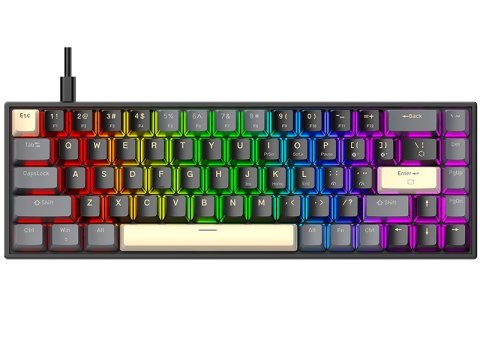 Klawiatura magnetyczna TRACER GAMEZONE MAGNET 68 RGB USB