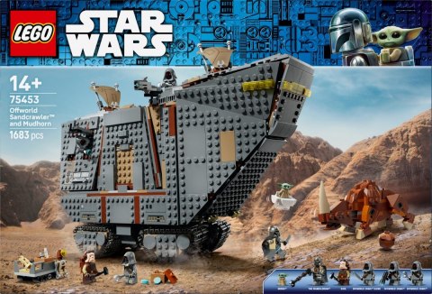 Klocki star wars 75453 piaskoczołg wędrownych jawów i bagnorożec