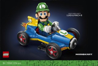 Klocki super mario 72050 mario kart - luigi i mach 8