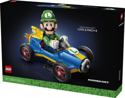 Klocki super mario 72050 mario kart - luigi i mach 8