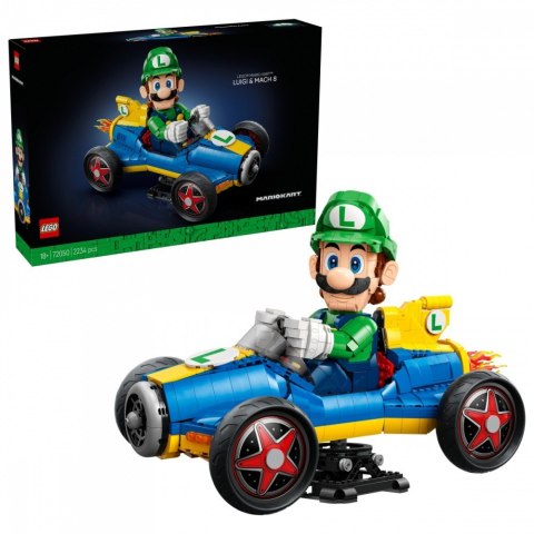 Klocki super mario 72050 mario kart - luigi i mach 8
