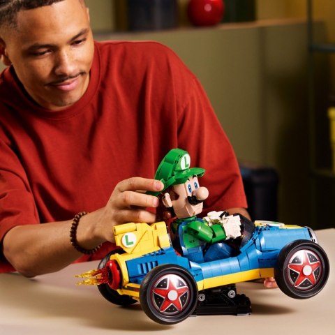 Klocki super mario 72050 mario kart - luigi i mach 8