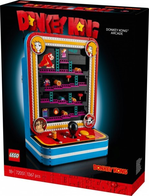 Klocki super mario 72051 automat do gry donkey kong