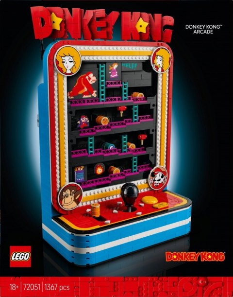 Klocki super mario 72051 automat do gry donkey kong