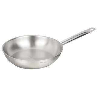 Patelnia gastronomiczna, stal nierdzewna, śr.24cm, kinghoff, kh-2019