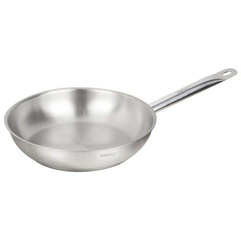 Patelnia gastronomiczna, stal nierdzewna, śr.24cm, kinghoff, kh-2019