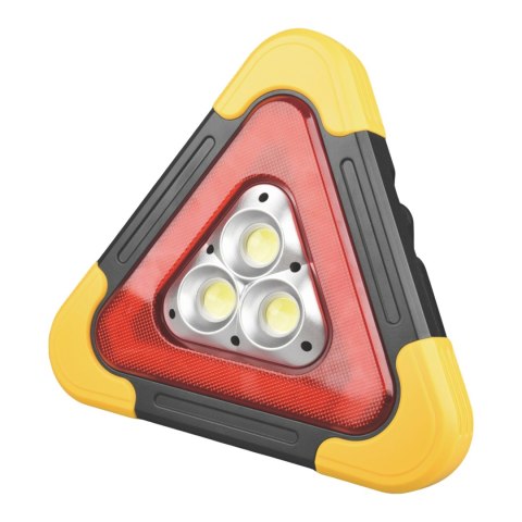 AVISAR LED trójkąt ostrzegawczy, 450 lm, 2000 mAh, IP44