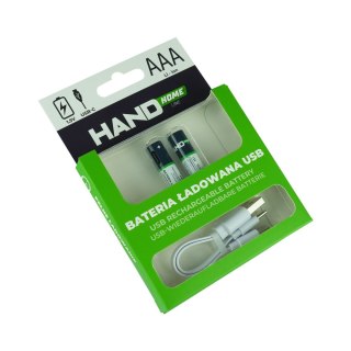 Bateria ładowana usb-c, 750mwh, 2xaaa