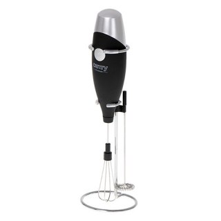 CR 4501 black Spieniacz do mleka z mieszadłem i stojakiem