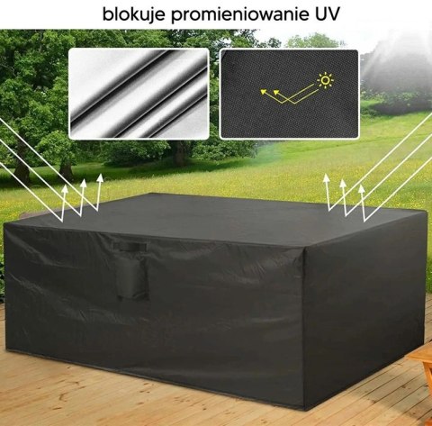 DA168 Pokrowiec na meble ogrodowe 242x160x100cm