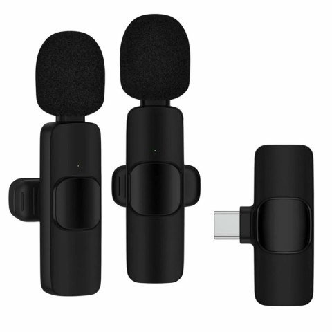 DA704 Mikrofon krawatowy bezprzewodowy usb-c 2szt