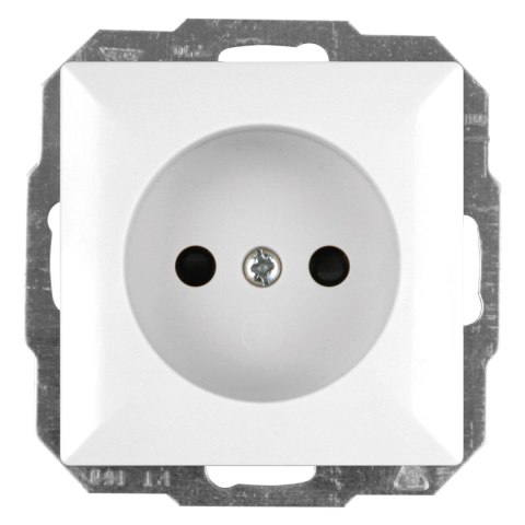 Gniazdo wtyczkowe pojedyncze p/t 2p, 16a, 250v (moduł)