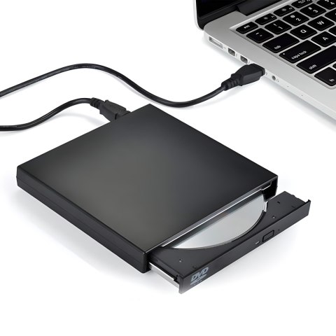 Napęd cd-r/dvd-rom/rw zewnętrzny usb 2.0 nagrywarka cd przenośny odtwarzacz -e035