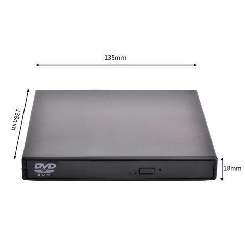 Napęd cd-r/dvd-rom/rw zewnętrzny usb 2.0 nagrywarka cd przenośny odtwarzacz -e035