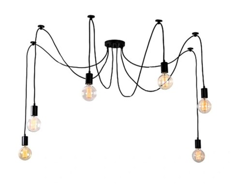 ZD74 Lampa sufitowa 6 ramion żyrandol