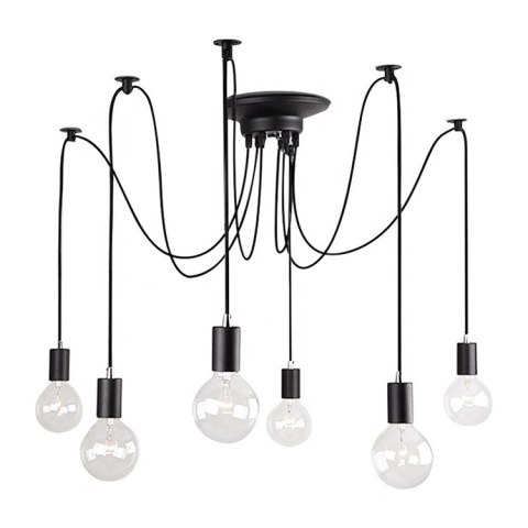 ZD74 Lampa sufitowa 6 ramion żyrandol