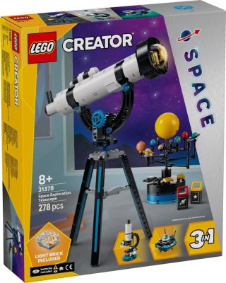 Klocki creator 31378 teleskop do odkrywania kosmosu
