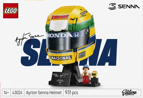 Klocki editions 43024 kask ayrton senna