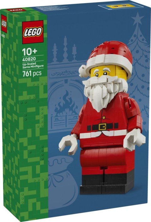 Klocki iconic 40820 powiększona minifigurka Świętego mikołaja