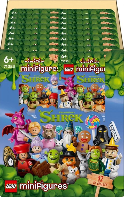 Klocki minifigures 71053 seria shrek (sztuka)