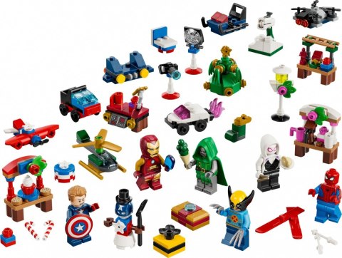 Klocki super heroes marvel - kalendarz adwentowy