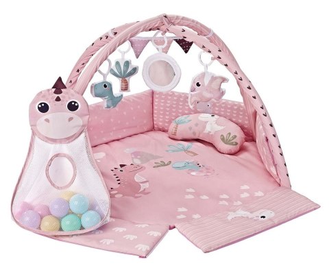 Mata edukacyjna dino pink tinymini różowa