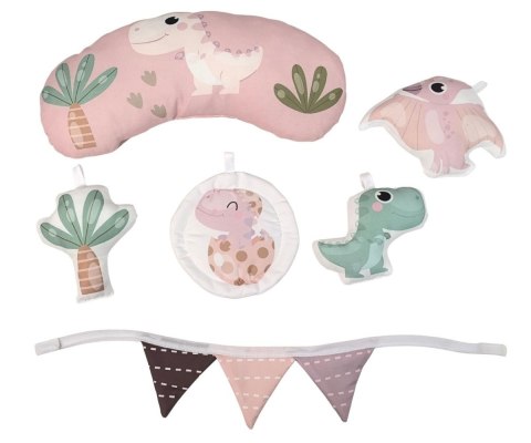Mata edukacyjna dino pink tinymini różowa