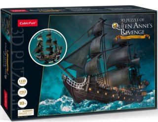 Puzzle 3d led królowa anna