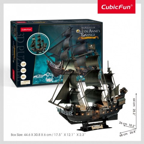 Puzzle 3d led królowa anna