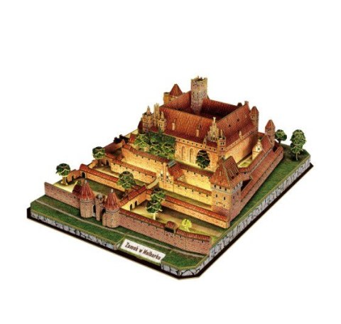 Puzzle 3d zamek w malborku led