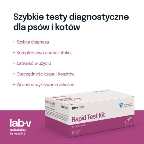 Lab-v Ehrlichia/Anaplasma/Babeis gibsoni Ab u Psów Szybki Test