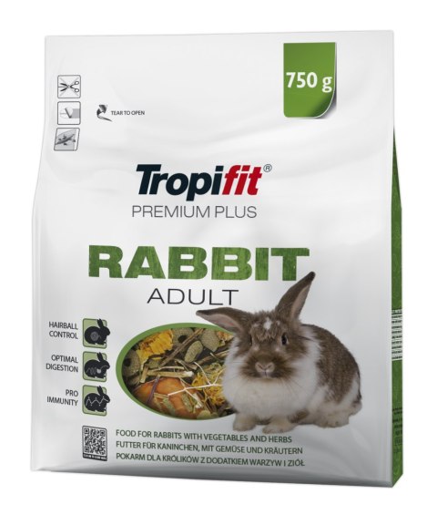Tropifit Premium Plus Rabbit Adult 750g